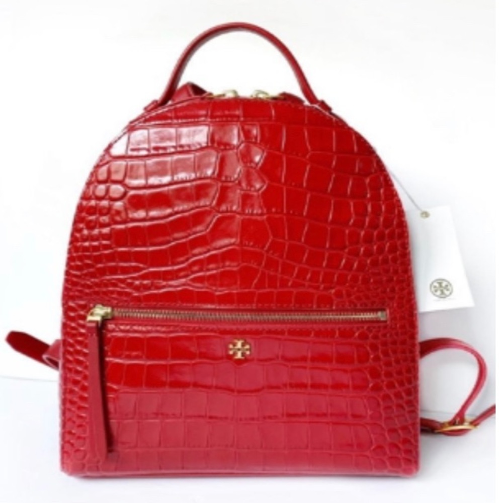 Red Tory Burch Backpack